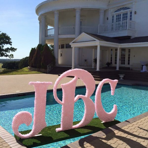 initials in the mansion pool