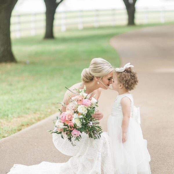 bride and her daughter