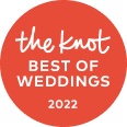 The Knot Best of Weddings 2022 award badge
